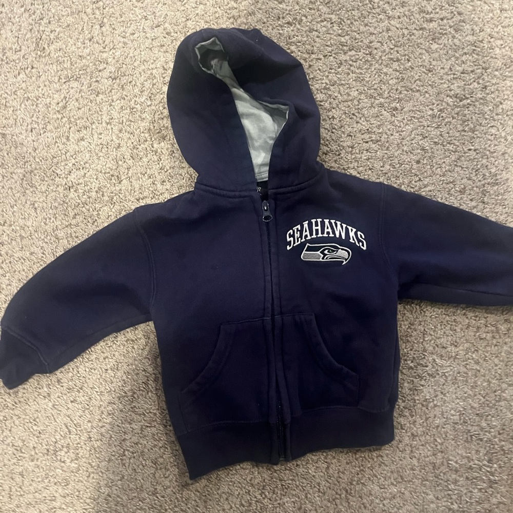 Toddler Seattle Seahawks Zip up jacket